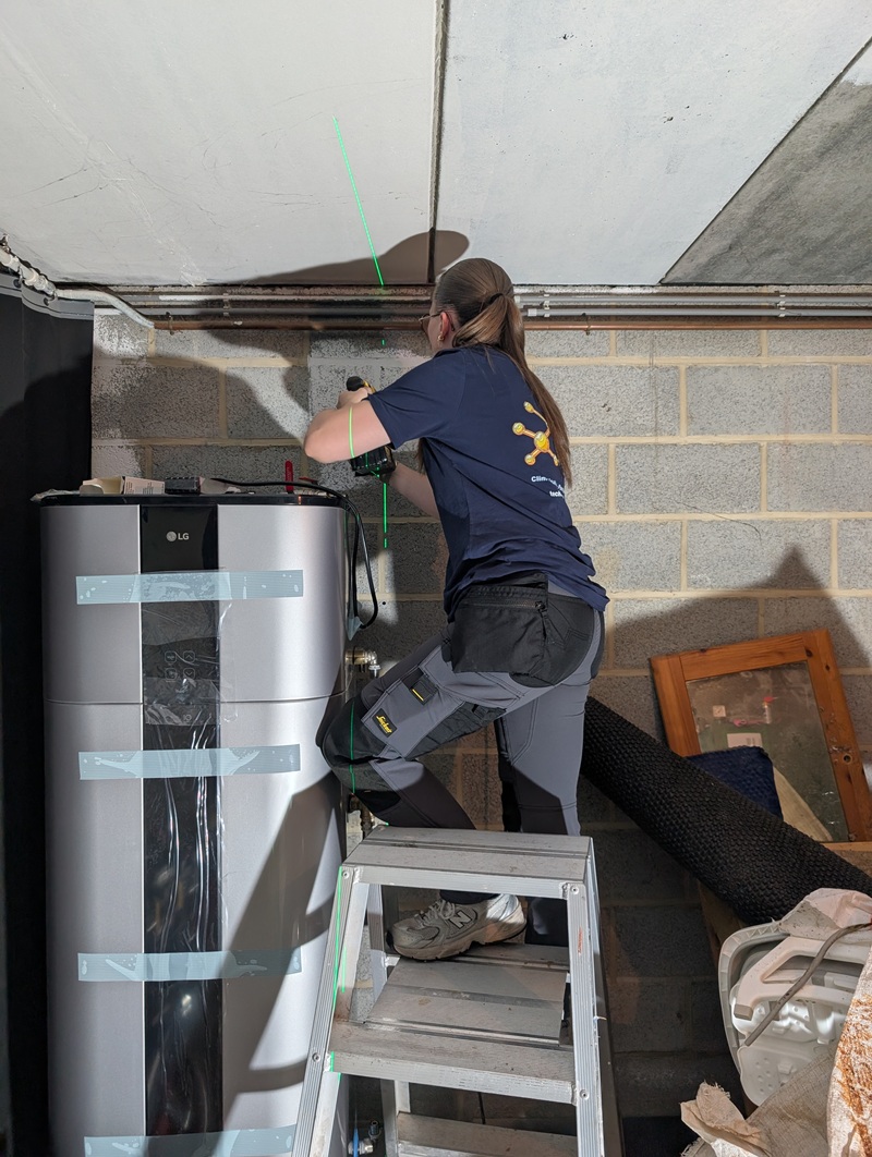 Installation d'un boiler thermodynamique - LG - Liège