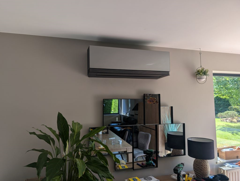Installation pompe à chaleur LG air-eau par TechDevEnergies à Flémalle 2025